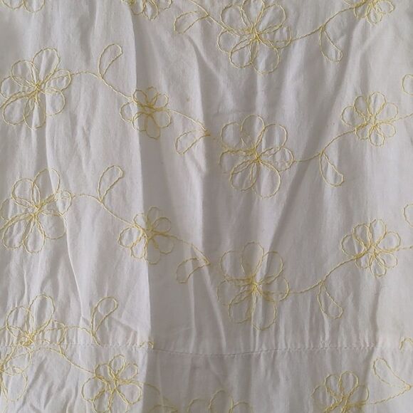 Strasburg  white with yellow embroidered design Easter spring dress  Sz 7 - Picture 4 of 6